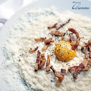risotto carbonara tiberino roma pranzo